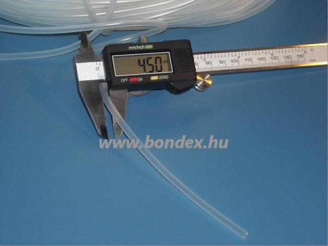 3,5x4,5 mm szilikon izoláló cső